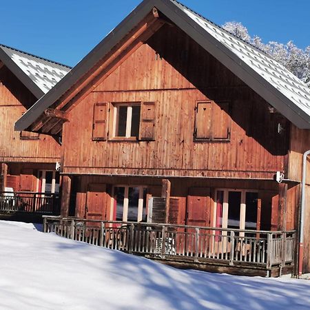 Chalet Moeki Acces Piscine Sauna Les Déserts Eksteriør bilde