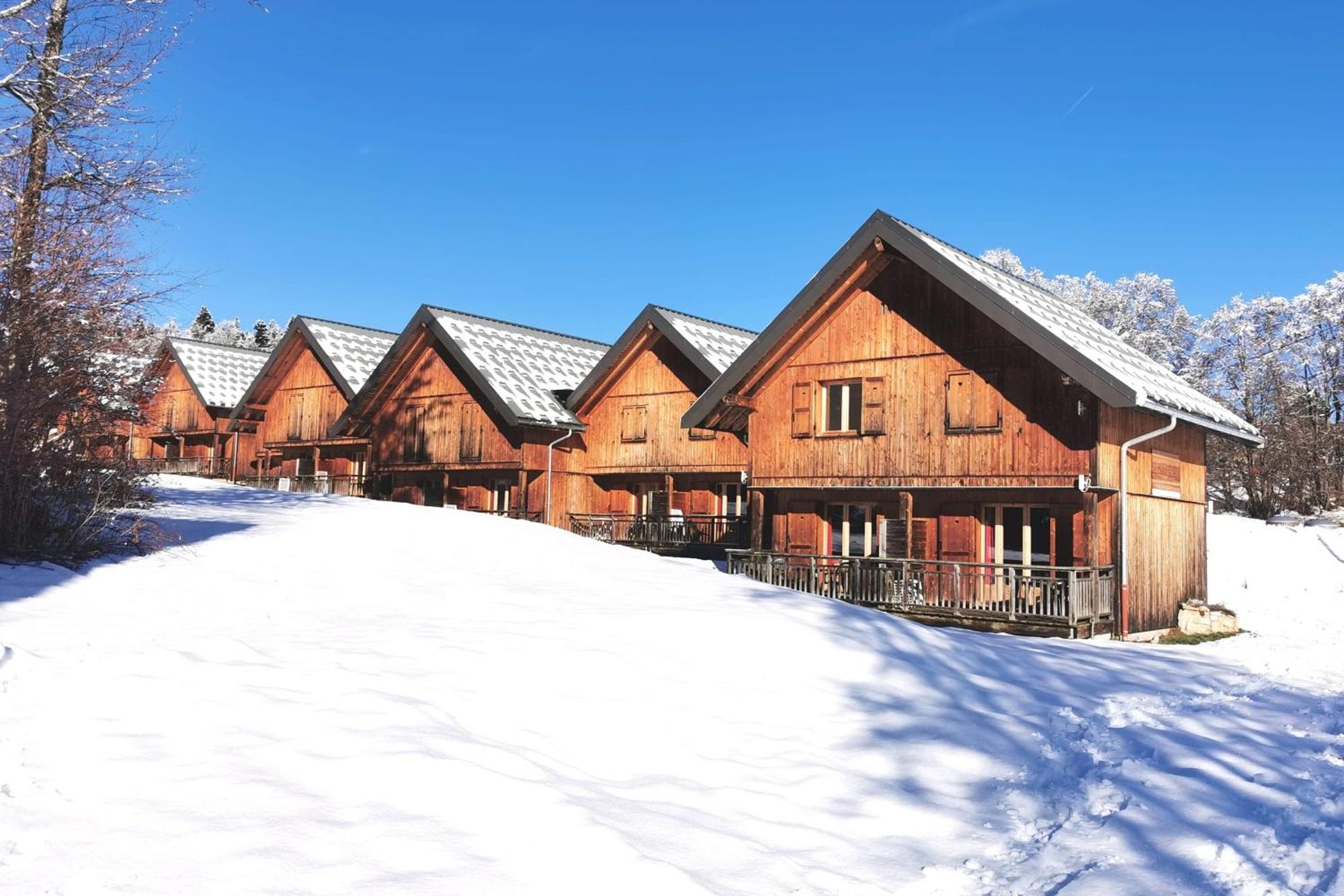 Chalet Moeki Acces Piscine Sauna Les Déserts Eksteriør bilde